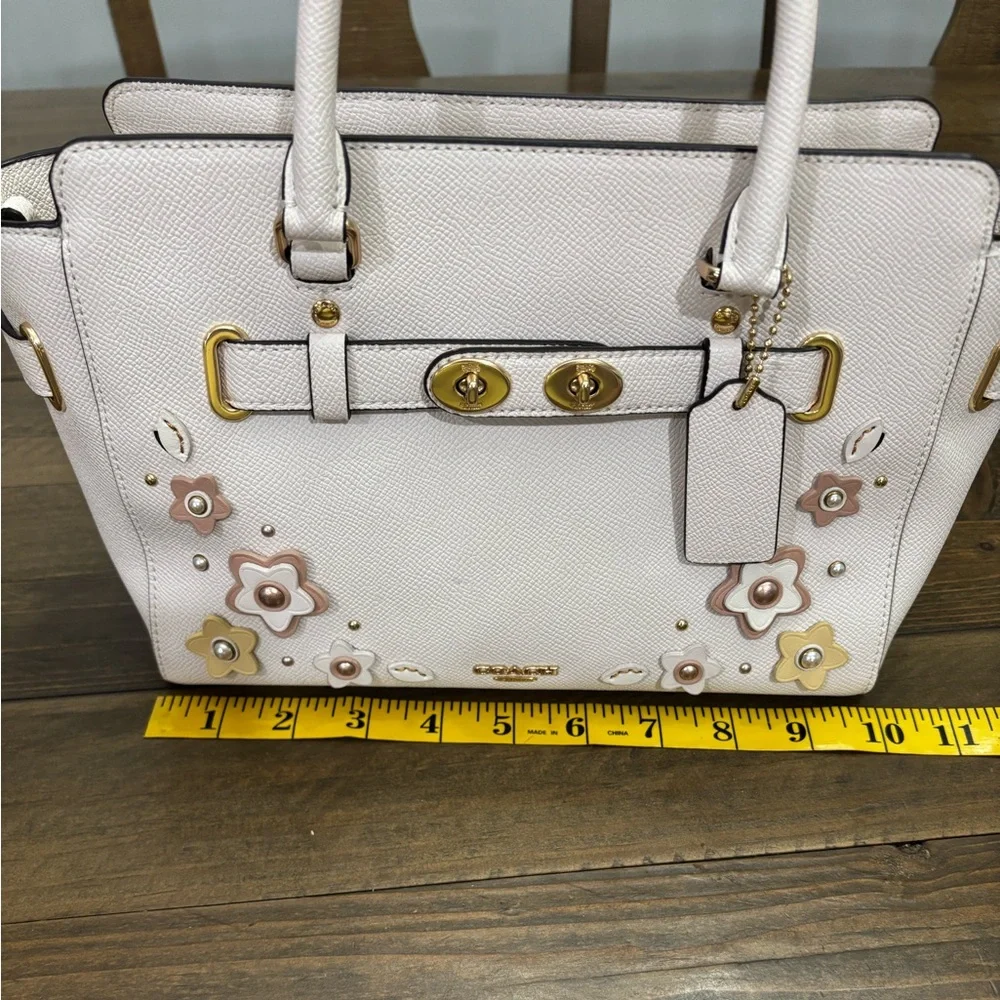 Coach Blake Carryall 25 with Floral Appliqué